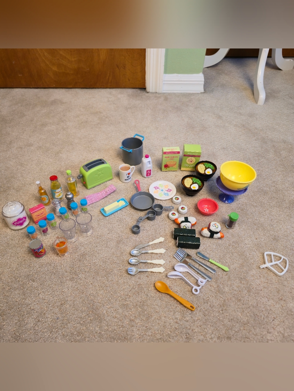 American Girl Gourmet Kitchen Set for 18" Dolls Blue